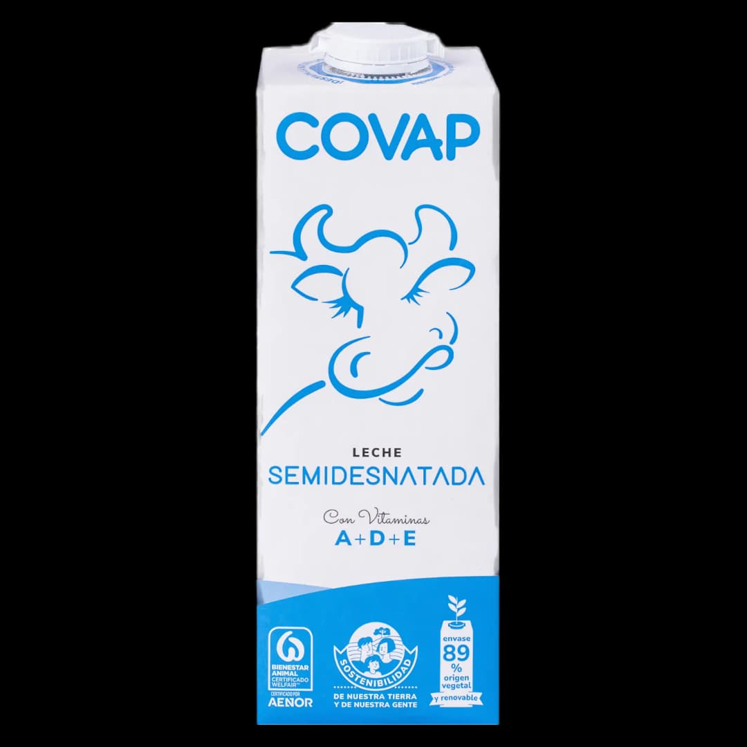 Leche Semidesnatada Covap